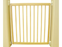 Single panel wooden gate